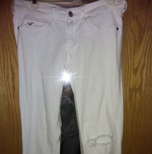 Hollister white jeans